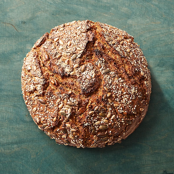 Roggenvollkornbrot mit Saaten